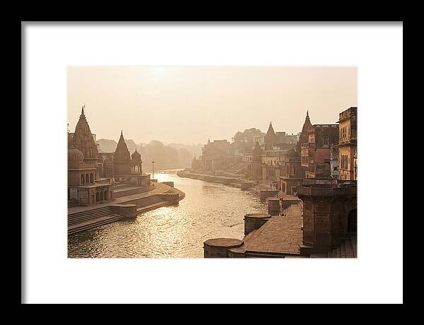 Varanasi Ghats Serenity At Dawn