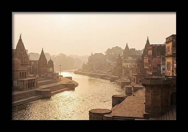 Varanasi Ghats Serenity At Dawn
