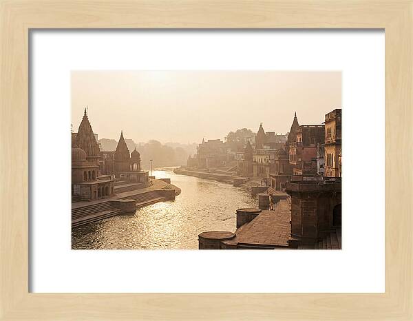 Varanasi Ghats Serenity At Dawn