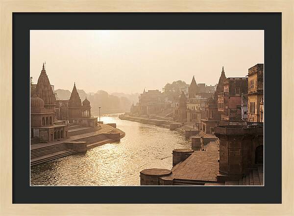Varanasi Ghats Serenity At Dawn