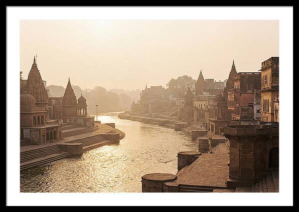 Varanasi Ghats Serenity At Dawn