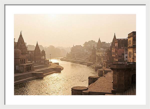 Varanasi Ghats Serenity At Dawn