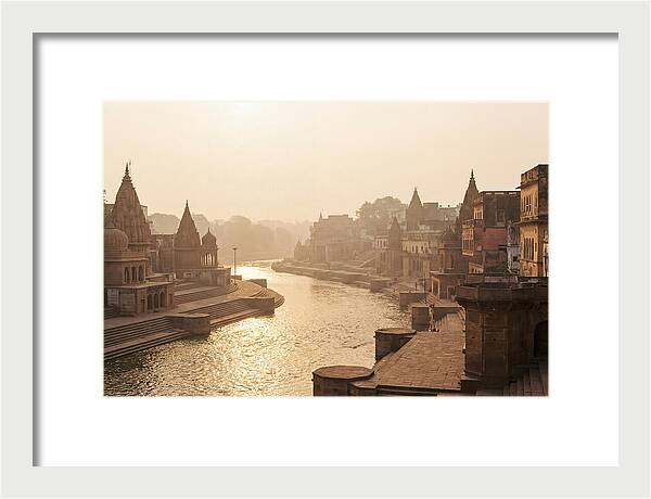Varanasi Ghats Serenity At Dawn