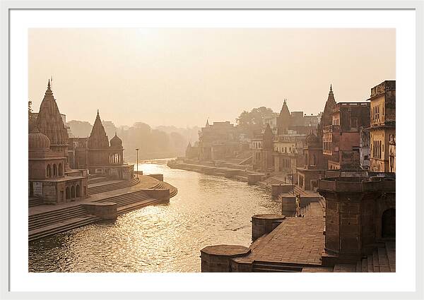 Varanasi Ghats Serenity At Dawn