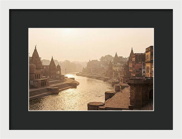 Varanasi Ghats Serenity At Dawn