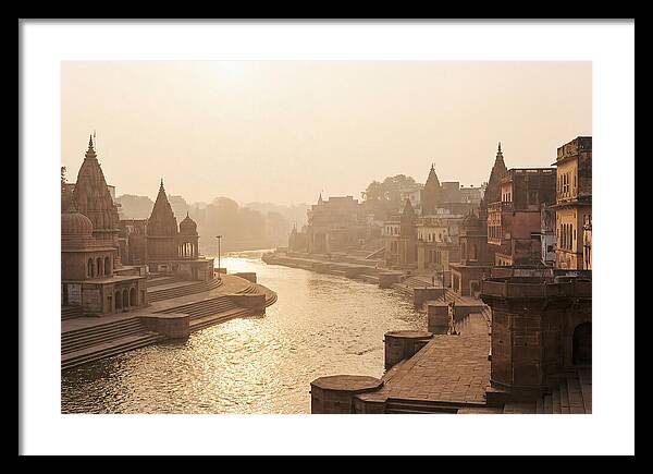 Varanasi Ghats Serenity At Dawn