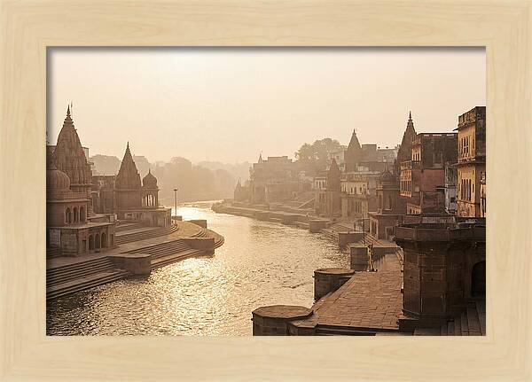 Varanasi Ghats Serenity At Dawn