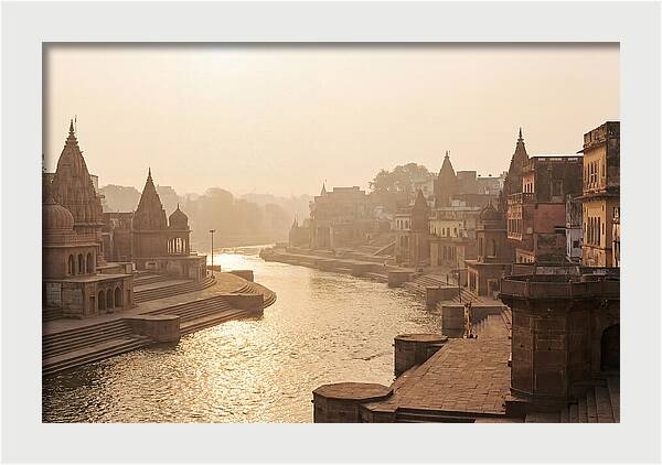 Varanasi Ghats Serenity At Dawn