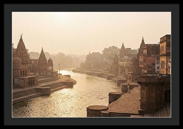 Varanasi Ghats Serenity At Dawn