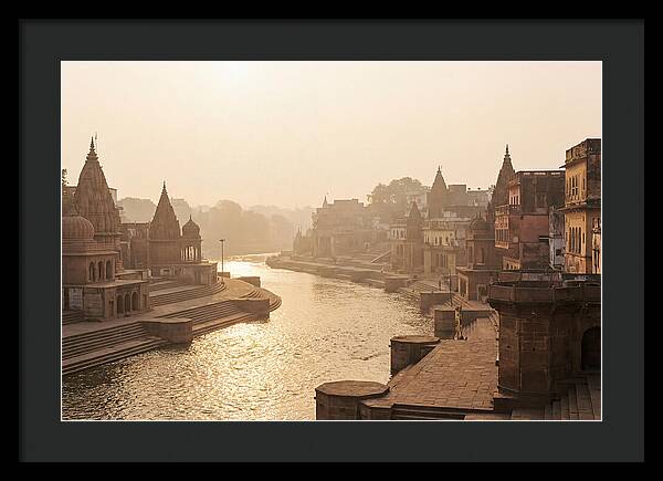 Varanasi Ghats Serenity At Dawn