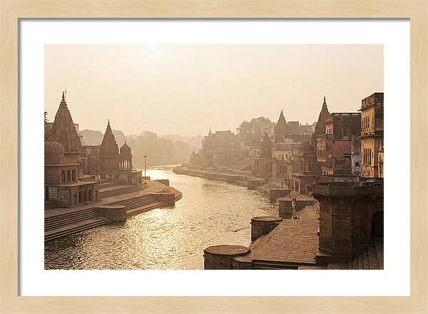 Varanasi Ghats Serenity At Dawn