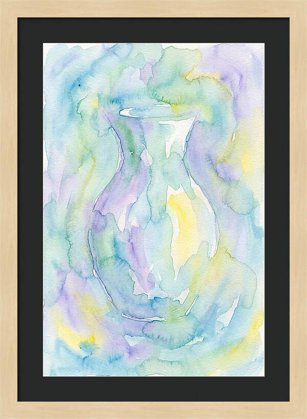 Vase In Soft Watercolors