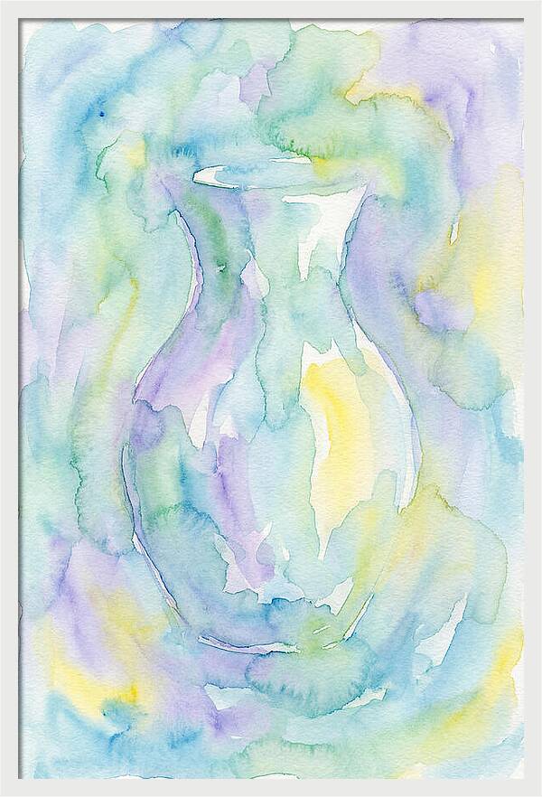 Vase In Soft Watercolors