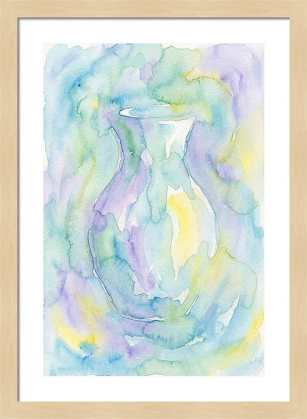 Vase In Soft Watercolors