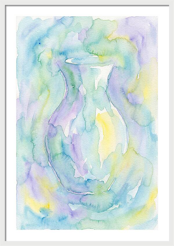 Vase In Soft Watercolors