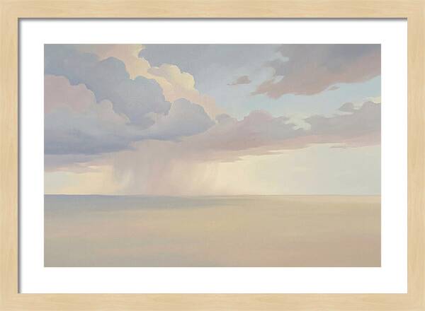 Vast Flat Plain Under Thunderstorm