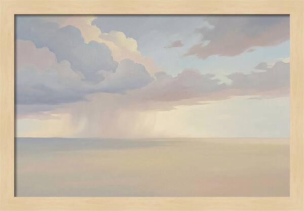 Vast Flat Plain Under Thunderstorm