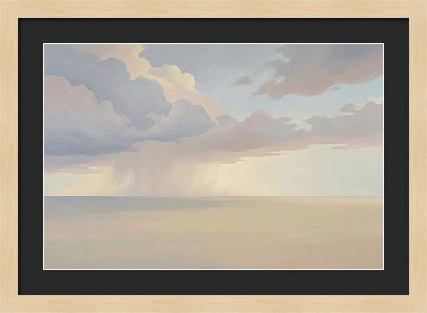 Vast Flat Plain Under Thunderstorm