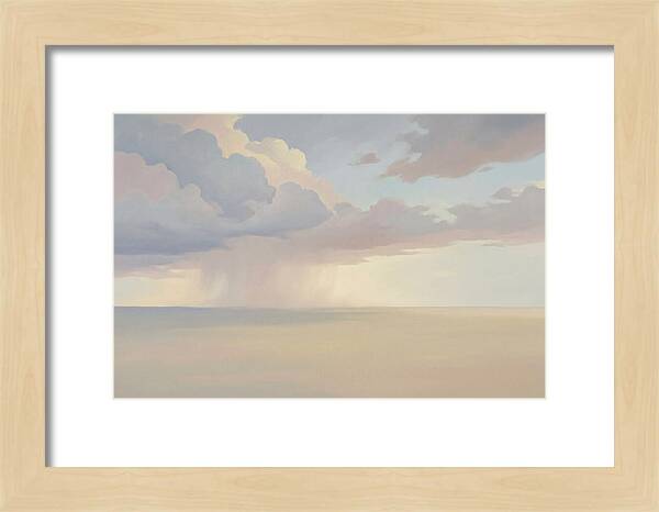 Vast Flat Plain Under Thunderstorm