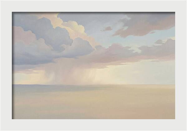 Vast Flat Plain Under Thunderstorm
