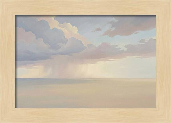 Vast Flat Plain Under Thunderstorm