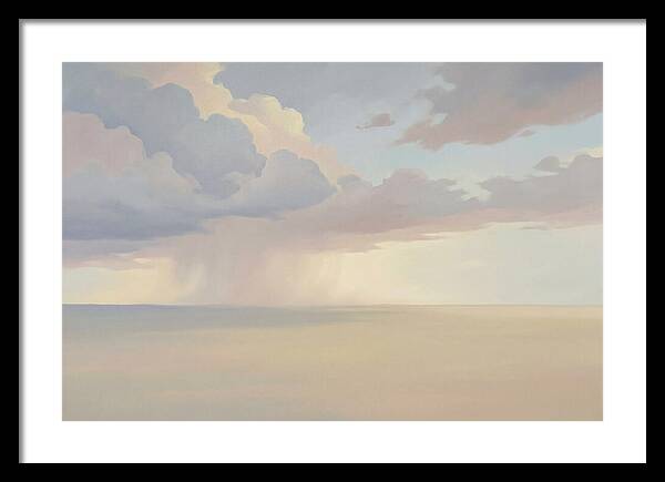 Vast Flat Plain Under Thunderstorm