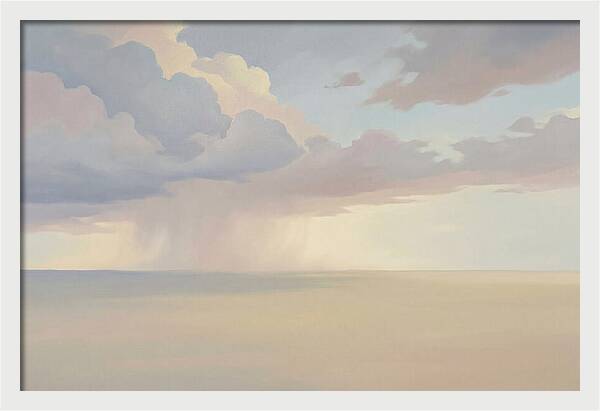 Vast Flat Plain Under Thunderstorm