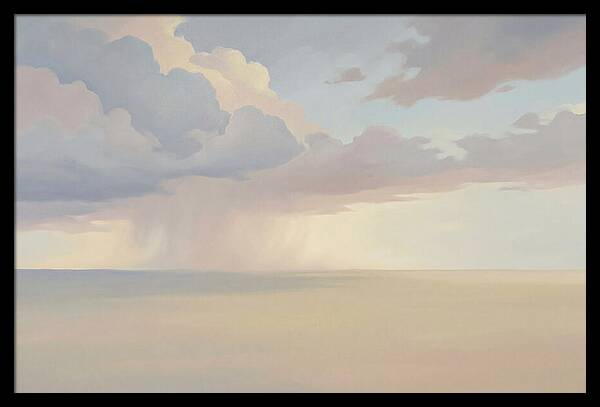 Vast Flat Plain Under Thunderstorm