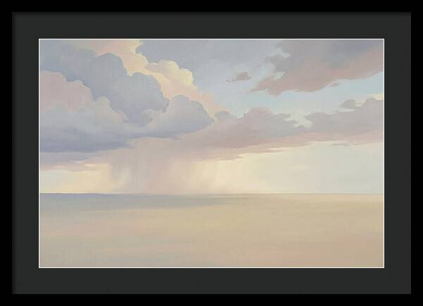 Vast Flat Plain Under Thunderstorm