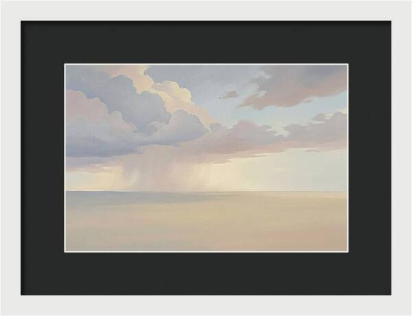 Vast Flat Plain Under Thunderstorm