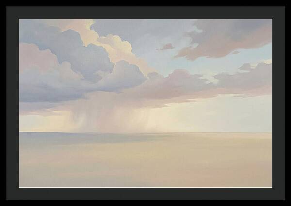 Vast Flat Plain Under Thunderstorm