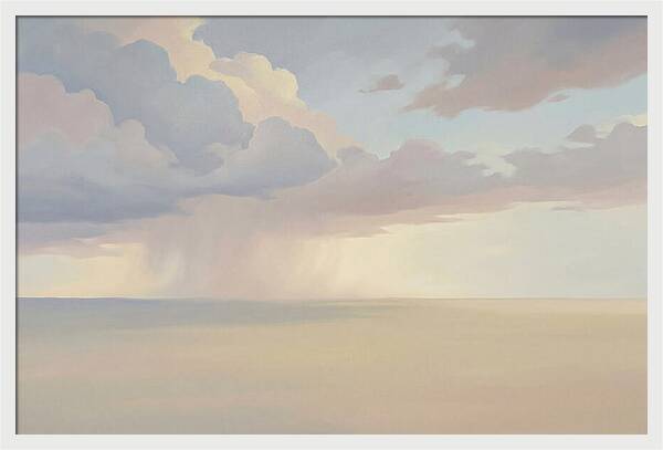 Vast Flat Plain Under Thunderstorm