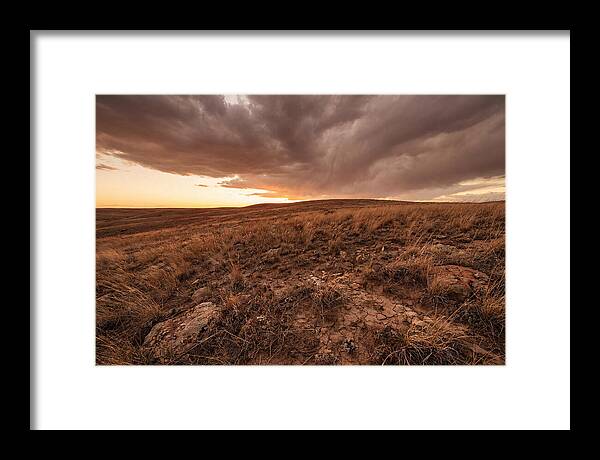 Vast Prairie Under Dramatic Clouds