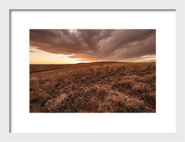 Vast Prairie Under Dramatic Clouds
