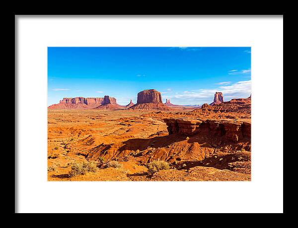 Vast Red Desert Landscape
