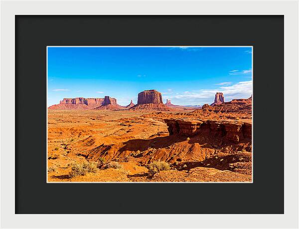 Vast Red Desert Landscape