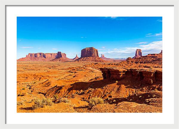 Vast Red Desert Landscape