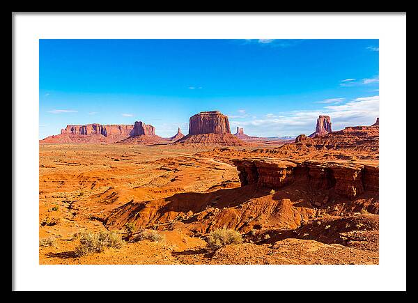 Vast Red Desert Landscape