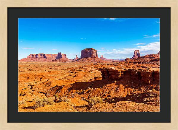 Vast Red Desert Landscape