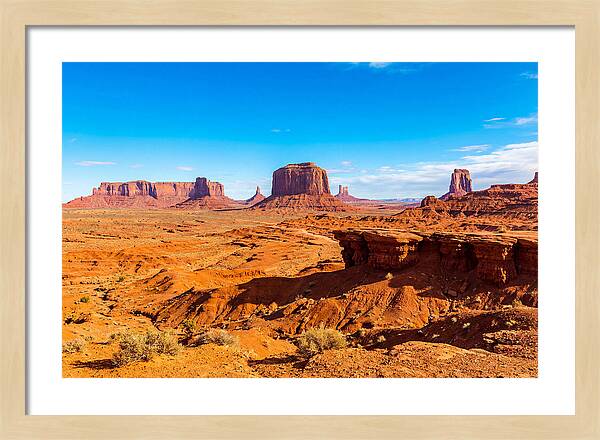 Vast Red Desert Landscape