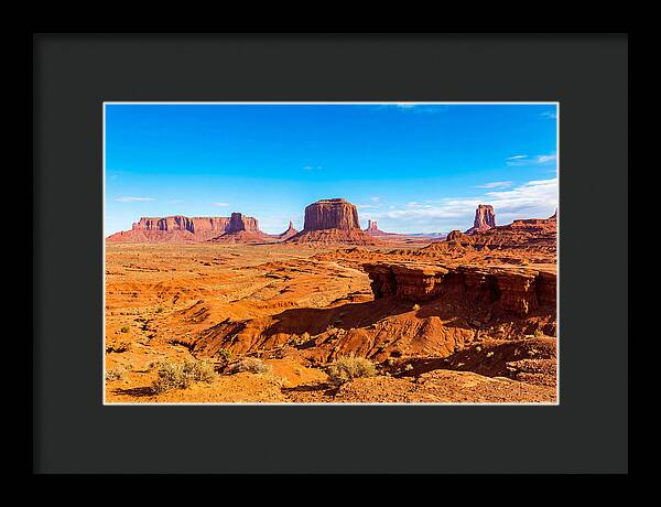 Vast Red Desert Landscape