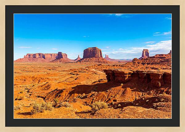 Vast Red Desert Landscape