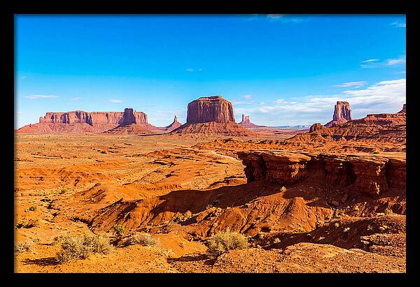 Vast Red Desert Landscape
