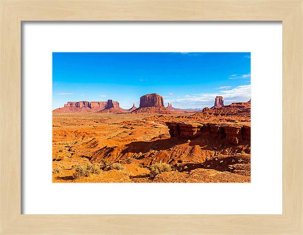 Vast Red Desert Landscape