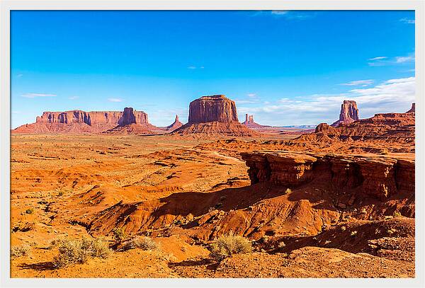 Vast Red Desert Landscape