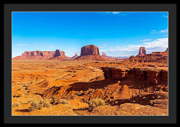 Vast Red Desert Landscape