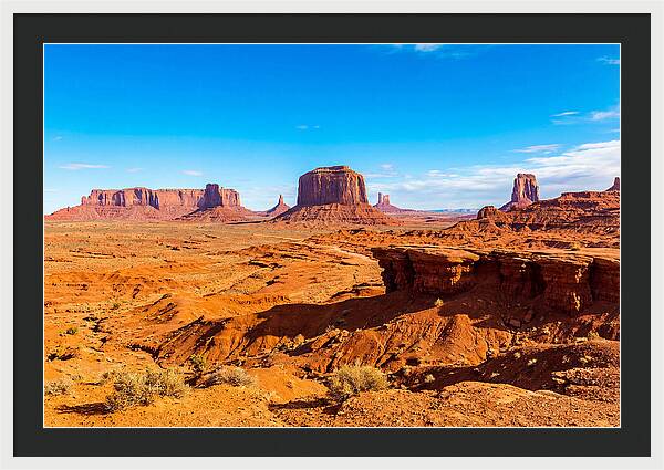 Vast Red Desert Landscape