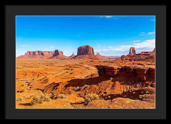 Vast Red Desert Landscape
