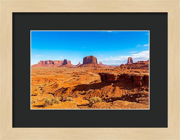 Vast Red Desert Landscape
