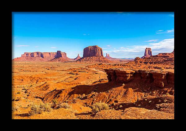 Vast Red Desert Landscape